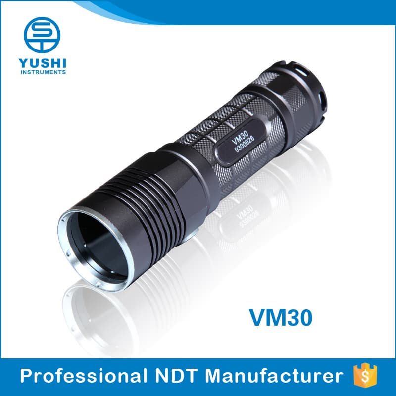 VM 30 3W 365nm tactical flashlight led torch for NDT